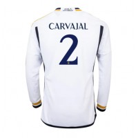 Real Madrid Daniel Carvajal #2 Heimtrikot 2023-24 Langarm